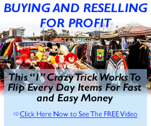 Buying and Reselling for Profit